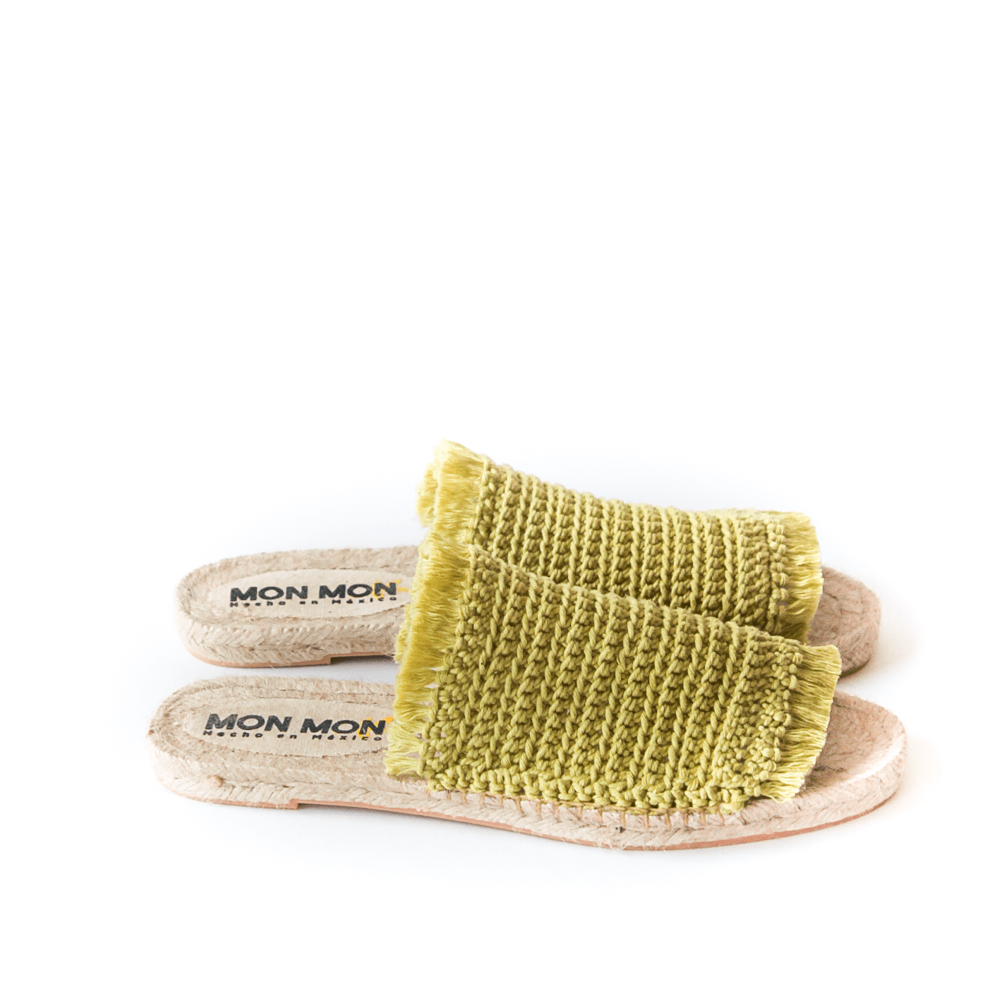 Sandalia Crochet Aceituna - Mon Mon Calzado