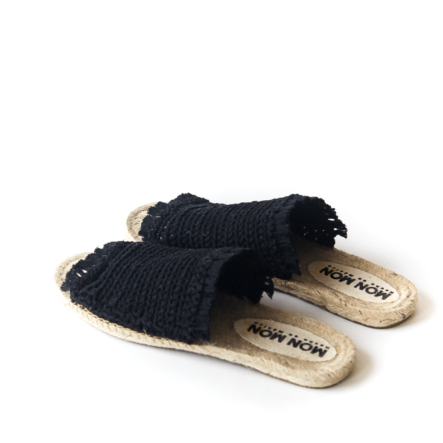Sandalia Crochet Negro - Mon Mon Calzado