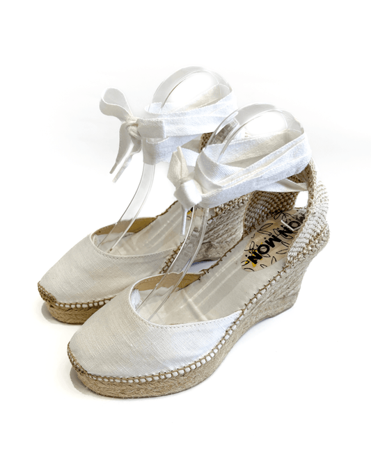 Alpargata Alta Lola Lino - Mon Mon Calzado