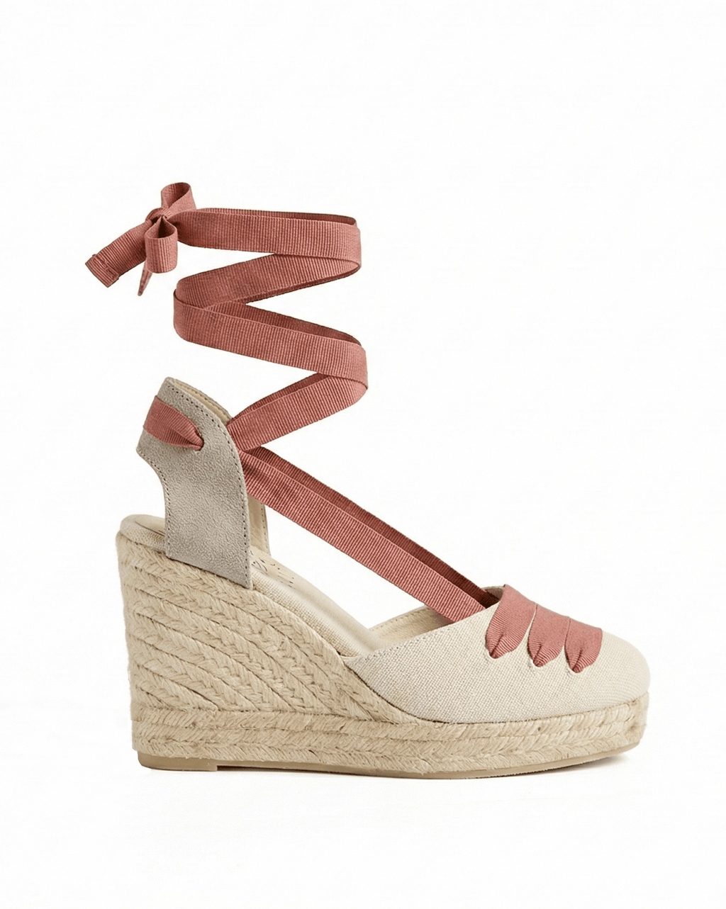 Alpargata Alta Mila Beige - Mon Mon Calzado