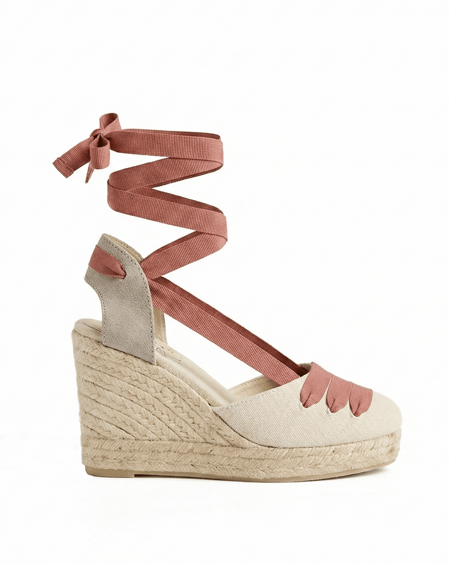 Alpargata Alta Mila Beige - Mon Mon Calzado