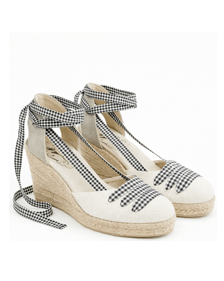 Alpargata Alta Mila Beige - Mon Mon Calzado