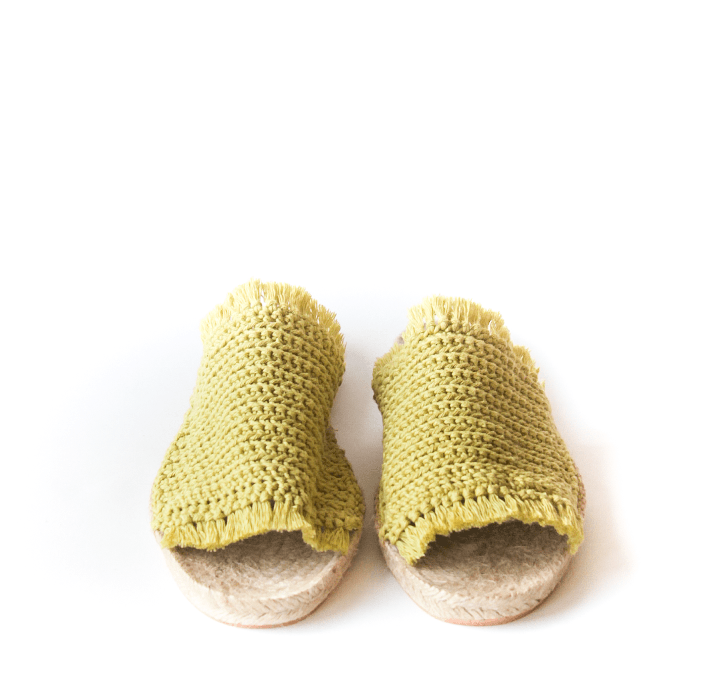 Sandalia Crochet Aceituna - Mon Mon Calzado