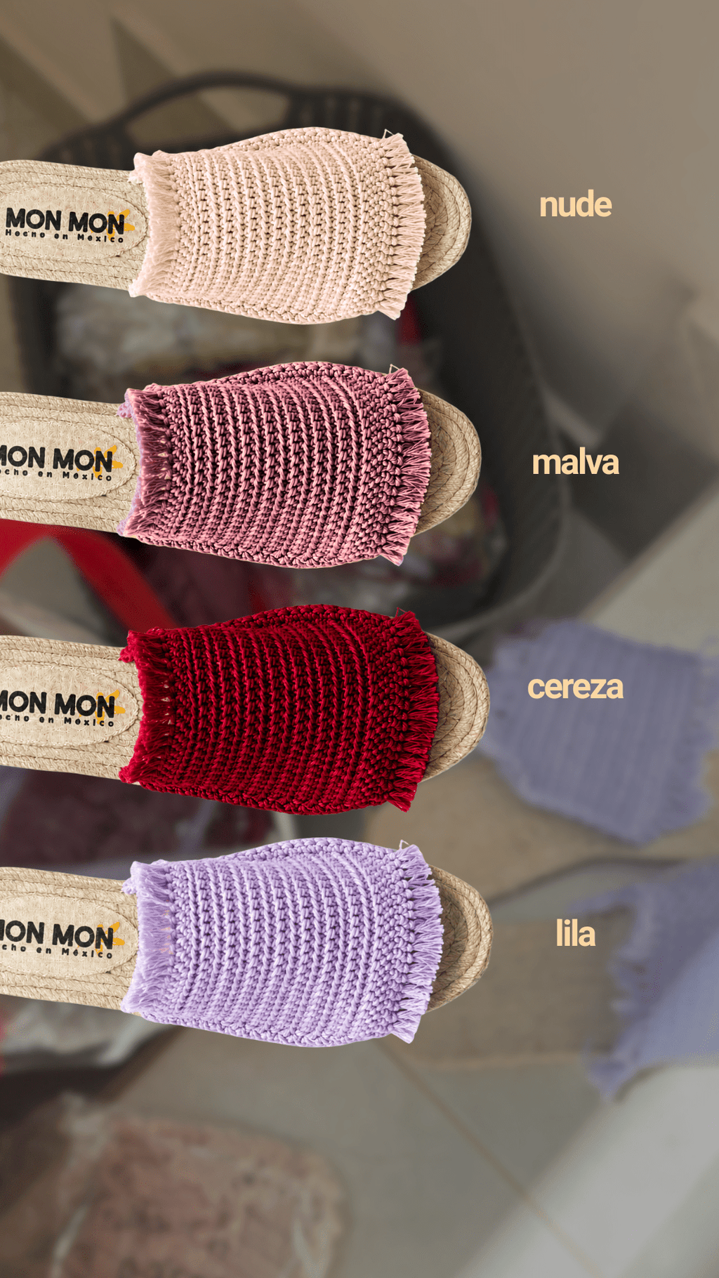 Sandalia Crochet Edición Limitada - Mon Mon Calzado