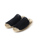 Sandalia Crochet Negro - Mon Mon Calzado